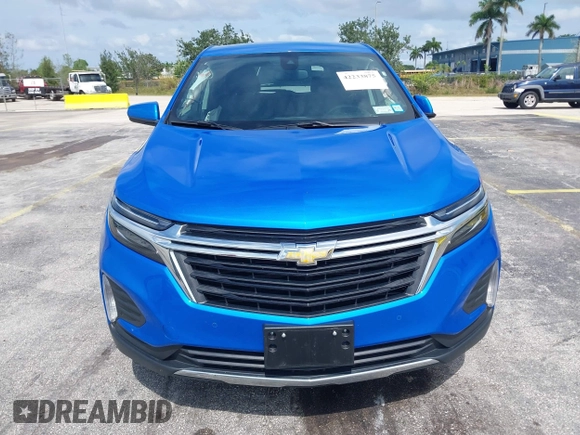 2024 Chevrolet Equinox LT with VIN 3GNAXUEG9RS250203, listed as a IAAI auction lot 42233875 with 26,930 mi miles and . Bid and sale history available at DreamBid. Image 12.