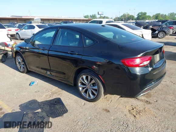 2015 Chrysler 200 S with VIN 1C3CCCBB8FN696188, listed as a IAAI auction lot 41978934 with 107,512 mi miles and . Bid and sale history available at DreamBid. Image 3.