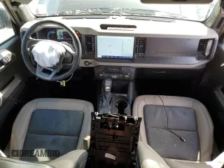 2023 Ford Bronco with VIN 1FMEE5DP5PLA85207, listed as a Copart auction lot 53865985 with 17,561 mi miles and Salvage title. Bid and sale history available at DreamBid. Image 8.