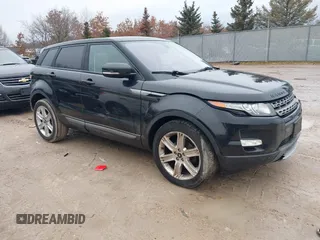 2013 Land Rover Range Rover Evoque Pure Plus with VIN SALVP2BG9DH818480, listed as a IAAI auction lot 41651129 with 98,894 mi miles. Bid and sale history available at carsss.com. Image 1.