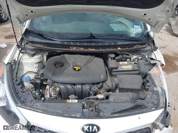2016 Kia Forte LX with VIN KNAFK4A63G5576853, listed as a IAAI auction lot 41932765 with 77,655 mi miles. Bid and sale history available at carsss.com. Image 10.