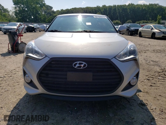 2016 Hyundai Veloster Turbo with VIN KMHTC6AEXGU254380, listed as a Copart auction lot 60766373 with 135,056 mi miles. Bid and sale history available at carsss.com. Image 5.
