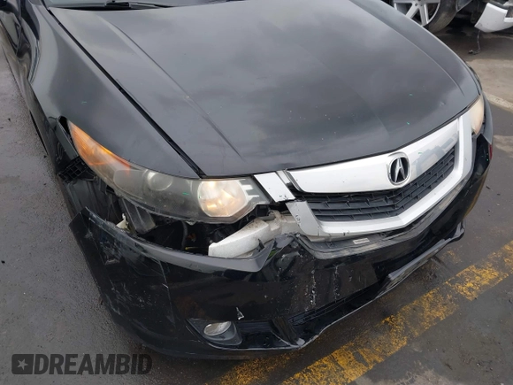 2010 Acura TSX with VIN JH4CU2F6XAC015242, listed as a IAAI auction lot 41735075 with 55,417 mi miles. Bid and sale history available at carsss.com. Image 6.