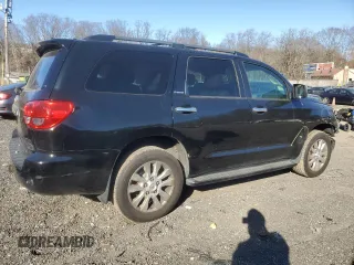 2010 Toyota Sequoia Platinum with VIN 5TDDY5G16AS039566, listed as a Copart auction lot 81810114 with 255,335 mi miles and Salvage Title. Bid and sale history available at carsss.com. Image 3.