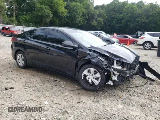 2016 Hyundai Elantra SE with VIN 5NPDH4AEXGH771039, listed as a Copart auction lot 62322335 with Not provided miles and Salvage title. Bid and sale history available at DreamBid. Image 4.