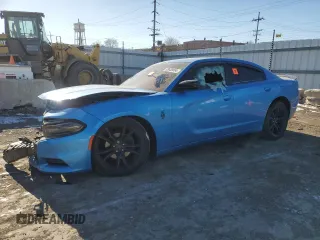 2018 Dodge Charger SXT with VIN 2C3CDXBG7JH290565, listed as a Copart auction lot 83658064 with Not Provided miles and Salvage Title. Bid and sale history available at DreamBid. Image 1.