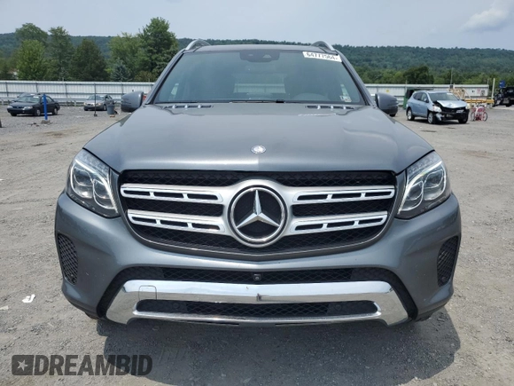 2017 Mercedes-Benz GLS 450 with VIN 4JGDF6EE1HA895474, listed as a Copart auction lot 64777564 with 98,525 mi miles and Salvage Title. Bid and sale history available at DreamBid. Image 5.