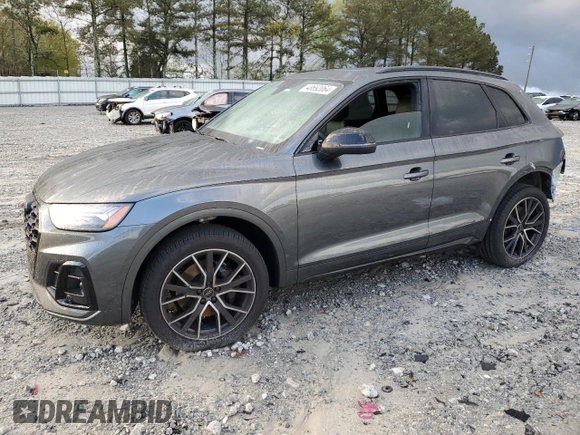 2022 Audi SQ5 Premium Plus with VIN WA1B4AFY9N2068089, listed as a Copart auction lot 48892064 with 6,047 mi miles and Salvage Title. Bid and sale history available at DreamBid. Image 1.