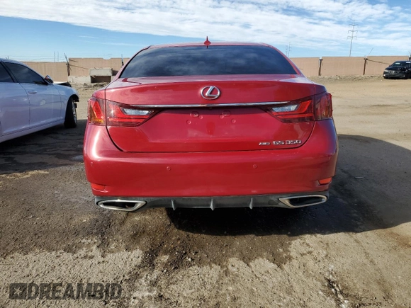 2013 Lexus GS 350 with VIN JTHCE1BL5D5005648, listed as a Copart auction lot 72401814 with 103,516 mi miles and Salvage Title. Bid and sale history available at carsss.com. Image 6.