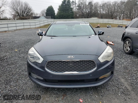 2015 Kia K900 Luxury with VIN KNALW4D49F6020752, listed as a Copart auction lot 87214904 with 94,793 mi miles and Salvage Title. Bid and sale history available at carsss.com. Image 5.