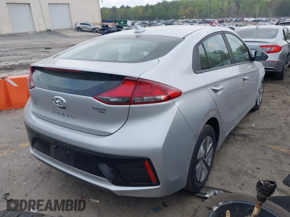 2017 Hyundai Ioniq Blue with VIN KMHC65LC2HU048243, listed as a IAAI auction lot 41945177 with 96,215 mi miles and . Bid and sale history available at DreamBid. Image 4.