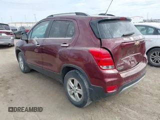2017 Chevrolet Trax LT with VIN 3GNCJPSB5HL262068, listed as a IAAI auction lot 41904657 with 132,559 mi miles. Bid and sale history available at carsss.com. Image 3.