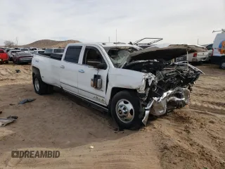 2016 Chevrolet Silverado 3500HD LTZ with VIN 1GC4K0E86GF140295, listed as a Copart auction lot 87054644 with Not Provided miles and Salvage Title. Bid and sale history available at DreamBid. Image 4.