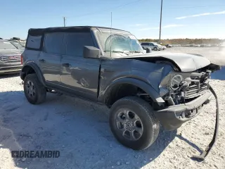2024 Ford Bronco Big Bend with VIN 1FMDE7BH5RLA24042, listed as a Copart auction lot 76699044 with 13,419 mi miles and Salvage Title. Bid and sale history available at DreamBid. Image 4.