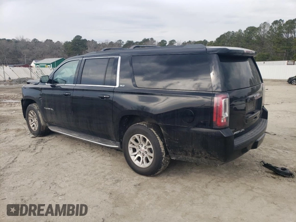 2018 GMC Yukon XL SLT with VIN 1GKS2GKC2JR318206, listed as a Copart auction lot 47023075 with 0 mi miles and Salvage Title. Bid and sale history available at carsss.com. Image 2.