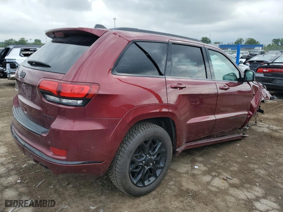 2021 Jeep Grand Cherokee Limited X with VIN 1C4RJFBTXMC786280, listed as a Copart auction lot 65828654 with 65,397 mi miles and Salvage Title. Bid and sale history available at carsss.com. Image 3.