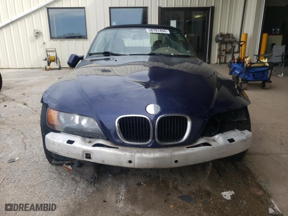 1996 BMW 3-Series Z3 with VIN 4USCH7321TLB73909, listed as a Copart auction lot 58701494 with 77,952 mi miles and Clean Title. Bid and sale history available at carsss.com. Image 5.