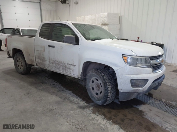 2018 Chevrolet Colorado 4WD Work Truck with VIN 1GCHTBEA5J1108715, listed as a IAAI auction lot 41407975 with 96,483 mi miles. Bid and sale history available at carsss.com. Image 1.