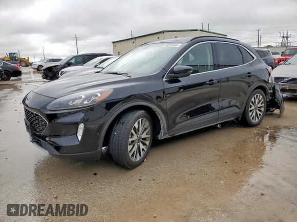 2020 Ford Escape Titanium Hybrid with VIN 1FMCU0DZ6LUA11328, listed as a Copart auction lot 55223045 with 40,249 mi miles and Salvage title. Bid and sale history available at DreamBid. Image 1.