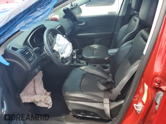 2019 Jeep Compass Altitude with VIN 3C4NJCBB0KT658703, listed as a Copart auction lot 62906995 with 80,898 mi miles and Salvage title. Bid and sale history available at DreamBid. Image 7.