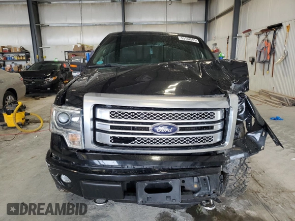 2014 Ford F-150 XL with VIN 1FTFW1EF4EFC54004, listed as a Copart auction lot 55162885 with Not provided miles and Salvage title. Bid and sale history available at DreamBid. Image 5.