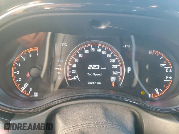 2021 Dodge Durango R/T with VIN 1C4SDJCT1MC695330, listed as a Copart auction lot 44779055 with 75,247 mi miles and Clean Title. Bid and sale history available at DreamBid. Image 9.