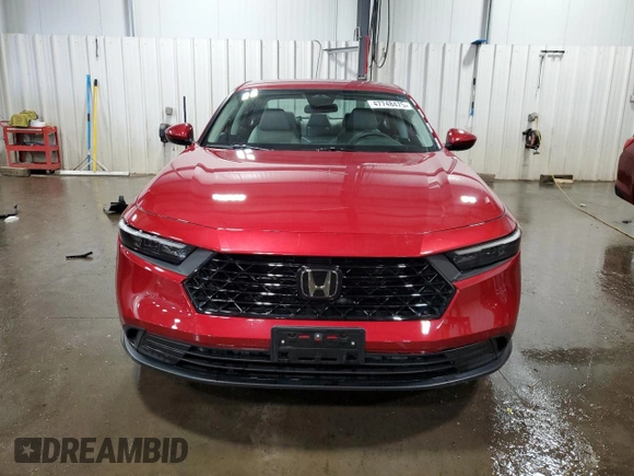 2023 Honda Accord LX with VIN 1HGCY1F25PA030752, listed as a Copart auction lot 47748475 with 20,885 mi miles and Salvage Title. Bid and sale history available at DreamBid. Image 5.