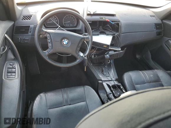 2004 BMW X3 3.0i with VIN WBXPA93414WA66144, listed as a Copart auction lot 78167274 with 0 mi miles and Salvage Title. Bid and sale history available at carsss.com. Image 8.