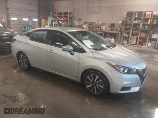 2021 Nissan Versa SV with VIN 3N1CN8EV3ML828668, listed as a IAAI auction lot 41821179 with 126,447 mi miles. Bid and sale history available at carsss.com. Image 1.