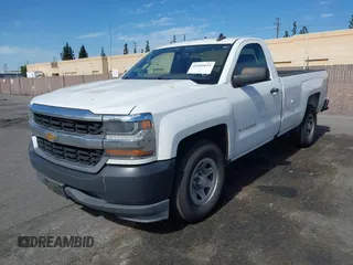 2016 Chevrolet Silverado 1500 Work Truck with VIN 1GCNCNEH8GZ197305, listed as a IAAI auction lot 41681614 with 184,994 mi miles. Bid and sale history available at carsss.com. Image 2.