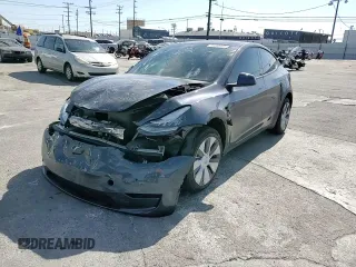 2023 Tesla Model Y Long Range with VIN 7SAYGDEE6PA032862, listed as a Copart auction lot 46542405 with 12,181 mi miles and Salvage Title. Bid and sale history available at DreamBid. Image 11.