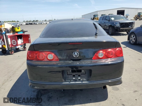2005 Acura RSX with VIN JH4DC548X5S013340, listed as a Copart auction lot 61772525 with 271,035 mi miles and Salvage title. Bid and sale history available at DreamBid. Image 6.