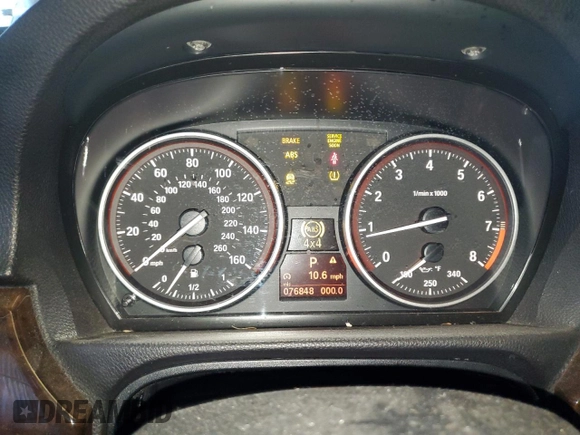 2011 BMW 3 Series 328i xDrive with VIN WBAKF5C55BE656256, listed as a Copart auction lot 43815265 with 76,848 mi miles and Salvage Title. Bid and sale history available at carsss.com. Image 9.
