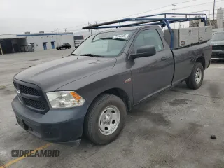 2016 Ram 1500 Tradesman z VIN 3C6JR6DTXGG239683, wystawiony jako Copart lot #57444505 z przebiegiem 85 299 mil mil oraz Czysty tytuł • Clean title. Historia ofert i sprzedaży dostępna na DreamBid. Obrazek 1.