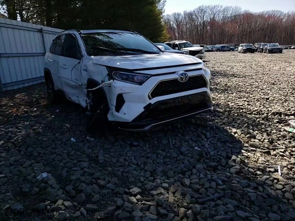 2021 Toyota RAV4 Prime SE with VIN JTMAB3FV8MD056608, listed as a Copart auction lot 45208893 with 0 mi miles. Bid and sale history available at carsss.com. Image 11.