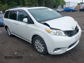 2015 Toyota Sienna Limited with VIN 5TDDK3DCXFS103594, listed as a IAAI auction lot 42515466 with 96,684 mi miles and . Bid and sale history available at DreamBid. Image 1.