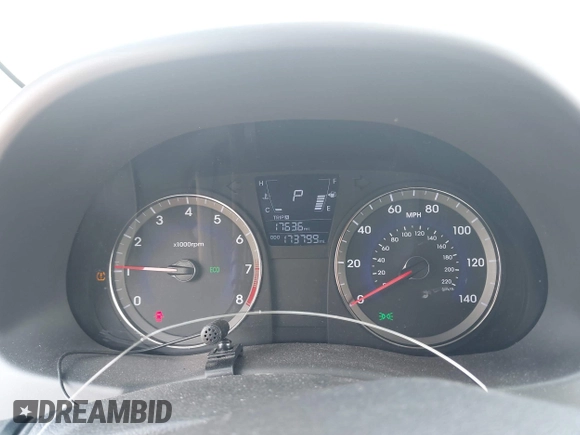 2013 Hyundai Accent GLS with VIN KMHCT4AE2DU553796, listed as a IAAI auction lot 42064167 with 173,799 mi miles. Bid and sale history available at carsss.com. Image 7.