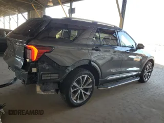 2025 Ford Explorer Platinum with VIN 1FMWK8HC8SGA15336, listed as a Copart auction lot 86760074 with 3,015 mi miles and Salvage title. Bid and sale history available at DreamBid. Image 3.