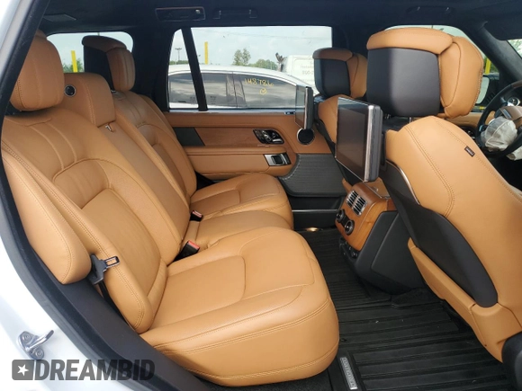 2021 Land Rover Range Rover Autobiography with VIN SALGV5SE1MA448455, listed as a Copart auction lot 59468815 with 93,542 mi miles and Salvage title. Bid and sale history available at DreamBid. Image 10.