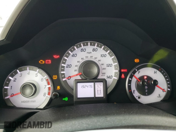 2012 Honda Pilot EX-L with VIN 5FNYF4H58CB041202, listed as a Copart auction lot 61659015 with 192,475 mi miles and Clean title. Bid and sale history available at DreamBid. Image 9.