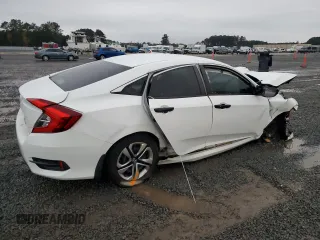2018 Honda Civic LX with VIN 2HGFC2F59JH519837, listed as a Copart auction lot 81550184 with 166,369 mi miles and Salvage Title. Bid and sale history available at DreamBid. Image 3.