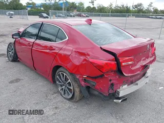 2019 Acura TLX with VIN 19UUB2F37KA003453, listed as a IAAI auction lot 40719757 with 98,628 mi miles and . Bid and sale history available at DreamBid. Image 3.