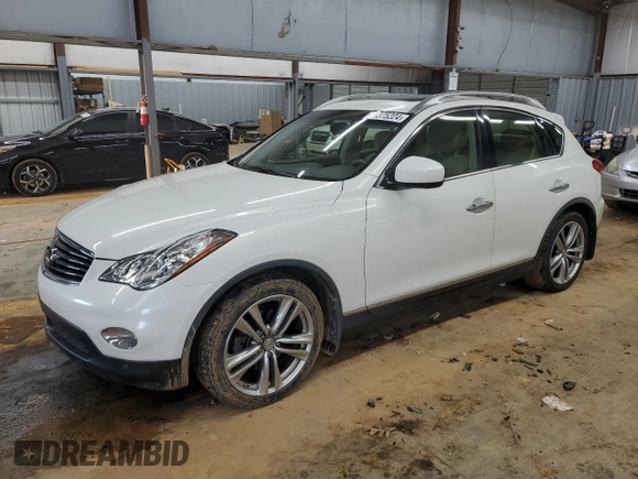 2012 Infiniti EX Journey with VIN JN1AJ0HR2CM451564, listed as a Copart auction lot 84375224 with 137,388 mi miles and Salvage Title. Bid and sale history available at DreamBid. Image 1.