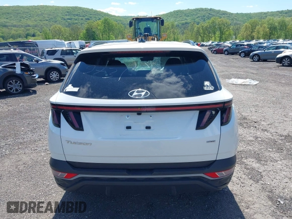2022 Hyundai Tucson SEL with VIN 5NMJBCAE4NH124578, listed as a IAAI auction lot 41889731 with Not Provided miles. Bid and sale history available at carsss.com. Image 16.