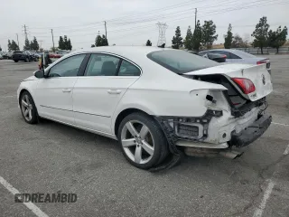 2012 Volkswagen CC Lux PZEV with VIN WVWHP7AN3CE502722, listed as a Copart auction lot 53119725 with 77,821 mi miles and Salvage Title. Bid and sale history available at carsss.com. Image 2.
