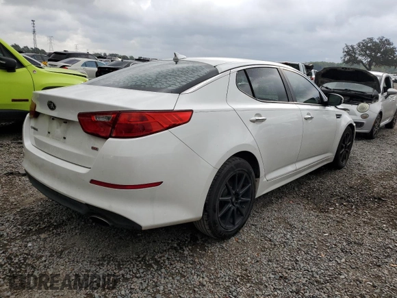 2015 Kia Optima LX with VIN KNAGM4A77F5555249, listed as a Copart auction lot 48341055 with 143,028 mi miles and Non Repairable. Bid and sale history available at carsss.com. Image 3.
