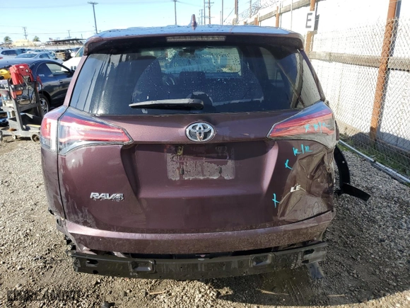 2018 Toyota RAV4 LE with VIN 2T3ZFREV9JW434526, listed as a Copart auction lot 48506345 with 149,742 mi miles and Salvage Title. Bid and sale history available at carsss.com. Image 6.