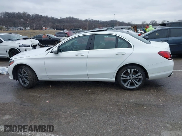 2021 Mercedes-Benz C 300 with VIN W1KWF8EB8MR604811, listed as a IAAI auction lot 41507214 with 29,349 mi miles and . Bid and sale history available at DreamBid. Image 14.