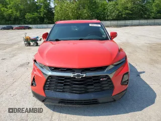 2020 Chevrolet Blazer RS with VIN 3GNKBKRS2LS721055, listed as a Copart auction lot 60691285 with 93,452 mi miles and Salvage title. Bid and sale history available at DreamBid. Image 5.