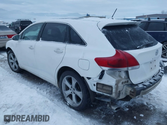 2013 Toyota Venza LE with VIN 4T3BK3BB9DU085831, listed as a IAAI auction lot 41239599 with 130,725 mi miles. Bid and sale history available at carsss.com. Image 3.